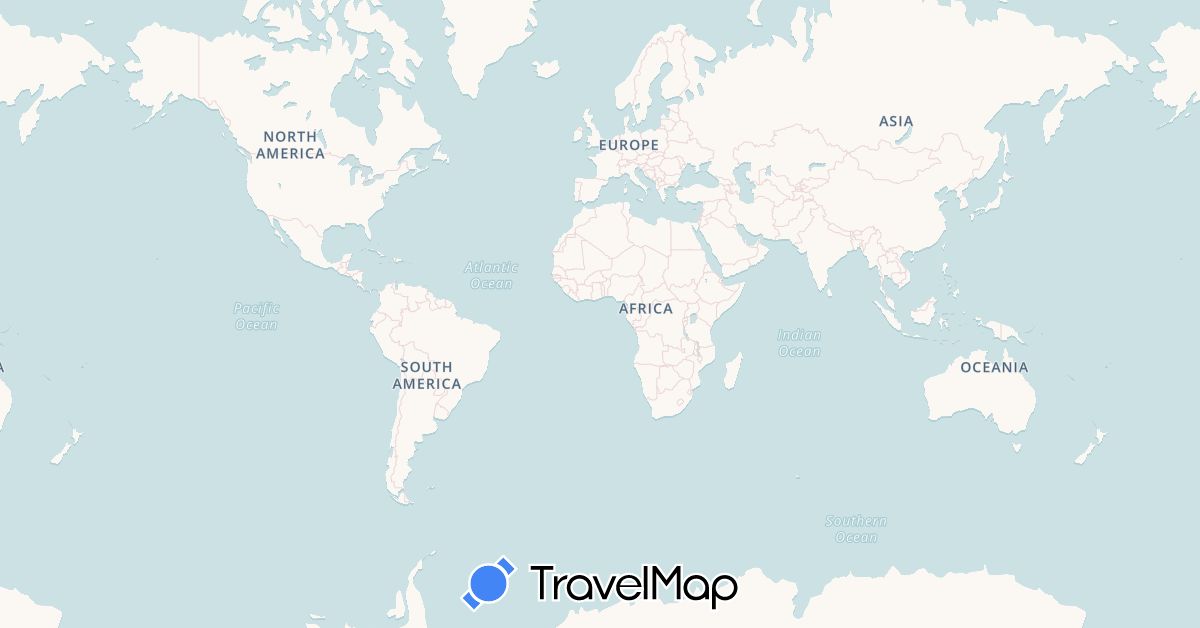 TravelMap itinerary: driving, bus, cycling, train, hiking, boat in United States (North America)